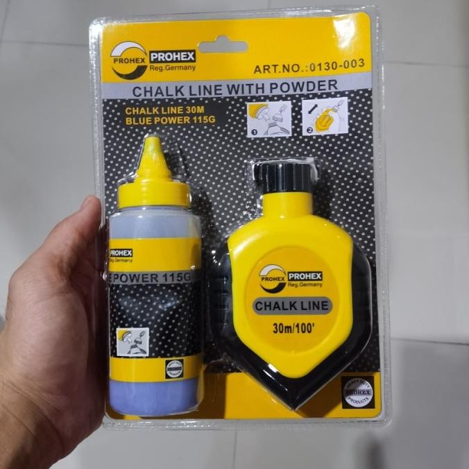 

Buruan beli] Sipatan Lot Tinta Alat Marking PROHEX Line Marker 30 Meter 0130-003
