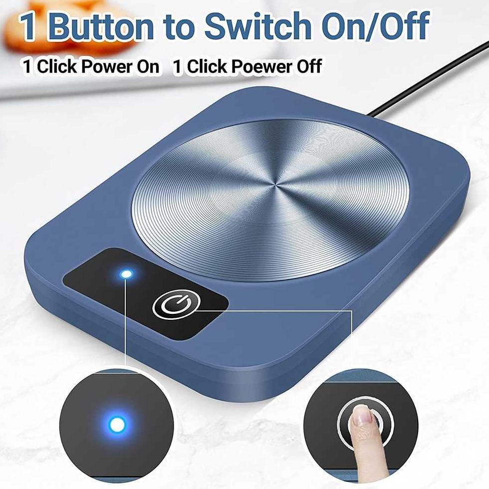 SALE PURRINI Tatakan Pemanas Gelas Coffee Cup Warmer Heating Pad Coaster - WJ-NB03