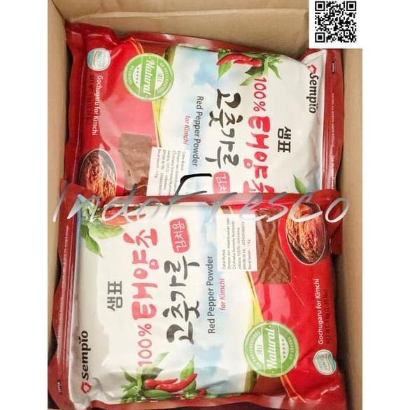 

Sempio Gochugaru for Kimchi Red Pepper Powder-Bubuk Cabe Korea 1Kg