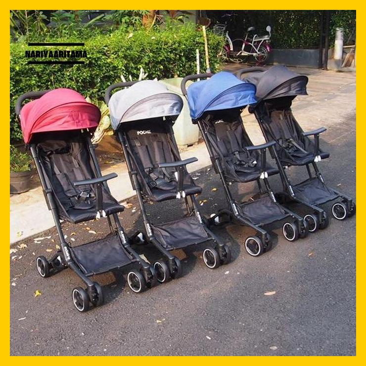 Stroller Pockit Eclaire Poche Recline 175 nariyaaritama