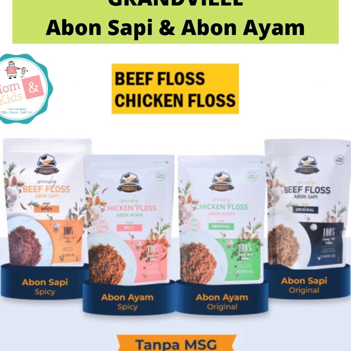 

Terbaru | KI3 | Grandville Abon Sapi Ayam 100 gr - Grandville Crunchy Beef Chicken Floss 100 gr