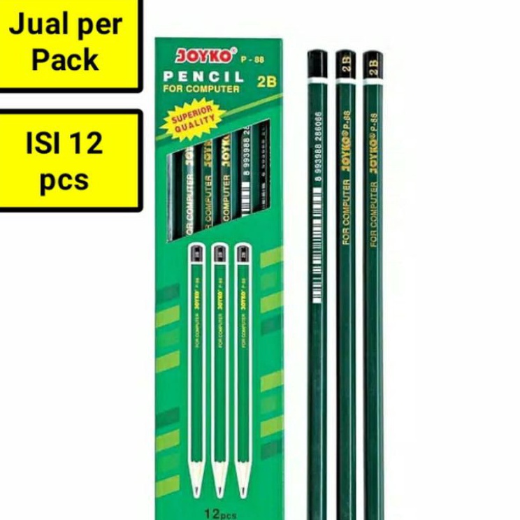 

Stok terbaru Pensil P 88 2B Joyko P88 1 Lusin