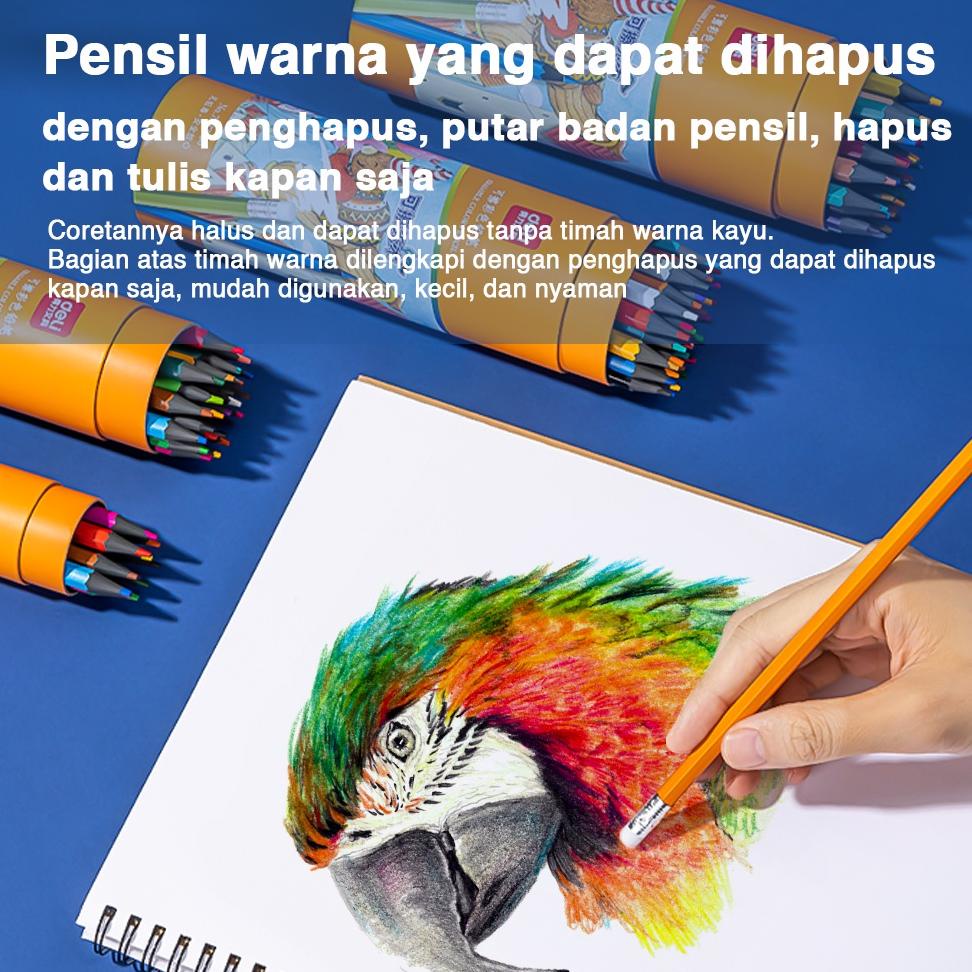 

8.8 [Discount] Deli Erasable Colored Pencil / Pensil Warna Dapat Di Hapus Warna Terang 7073 New !!