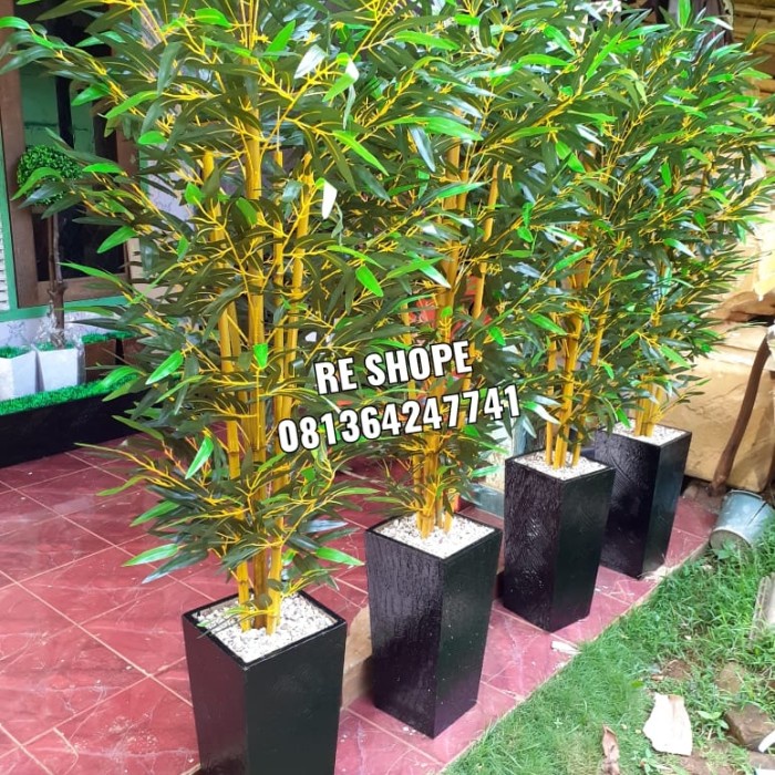 Plastik/ Artificial/Pohon Bambu Hias Plastik