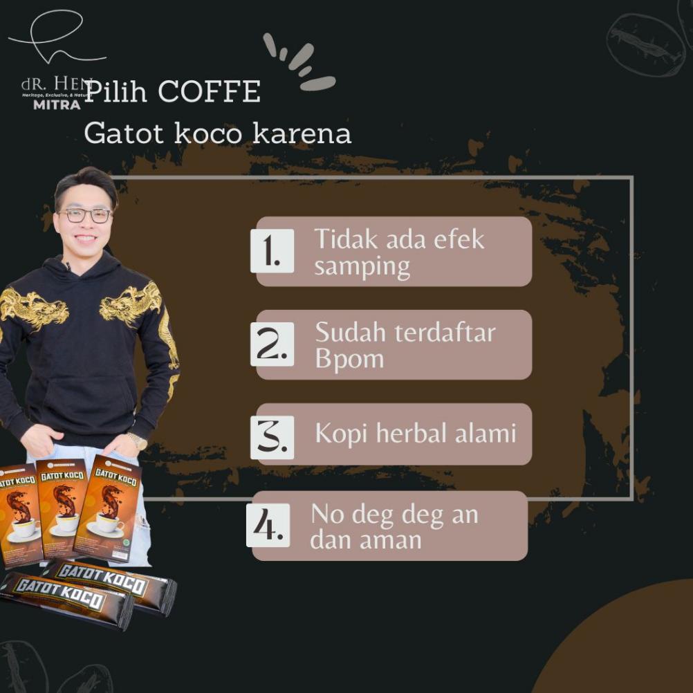 

8.8 [Discount] Dr Hen - Kopi Gatot Koco Exp 0325 ( 1 Box = 5 Sachet ) ( Privasi Terjamin ) New !!