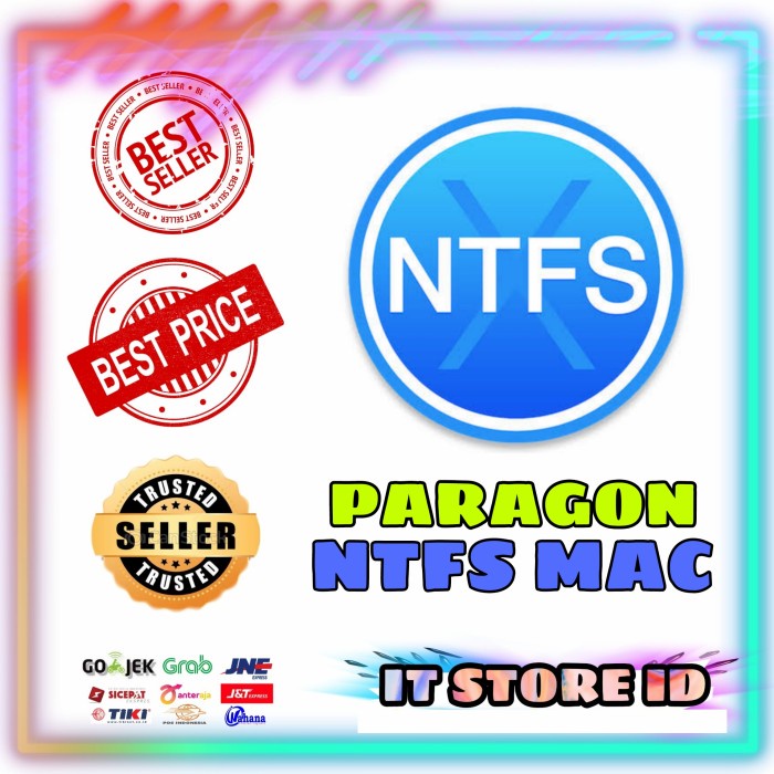 Paragon NTFS for Mac M1 dan Intel Full Lifetime