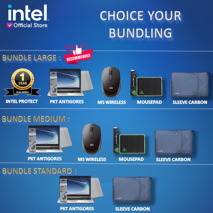 BUNDLING ACCESORIS LAPTOP TERLARIS DAN TERMURAH
