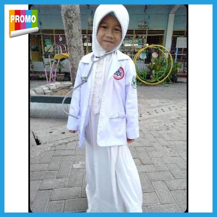 Baju dokter anak TK- Jas Dokter anak lucu- Jas dokter anak unisex priyassss_