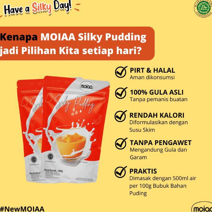 

Ready stock✤➩ JNKNZ MOIAA SILKY PUDING 100GR R67 ✺Seller