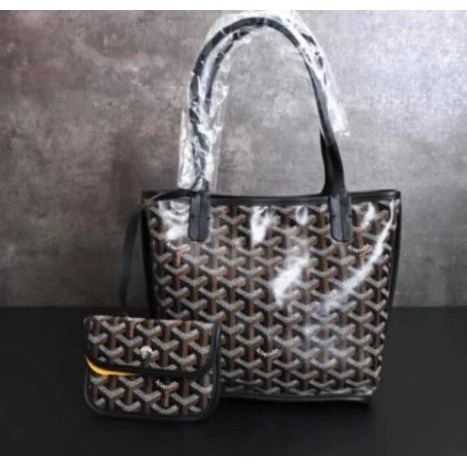 Goyard  Mini Anjou Tote Bag Reversible Black Tokovaleriakaydira