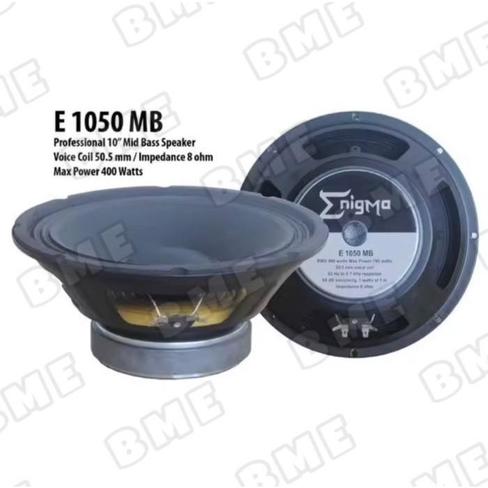 Enigma E1050Mb Speaker 10" Inch E 1050 Mb Array Fullrange
