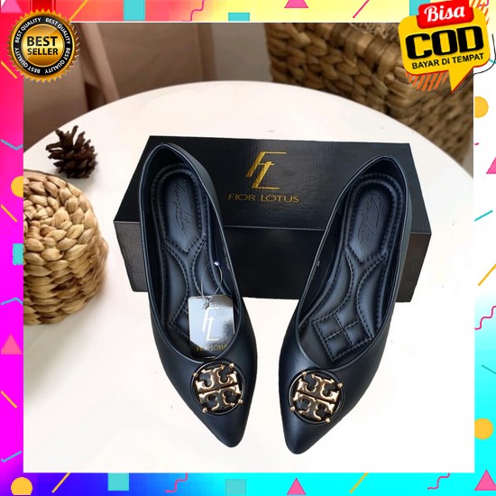 Flat Shoes Terlaris Perempuan Formal Teplek Sepatu Murah Kuliah Kuat Promo Cewe Kekinian Korea Dewas