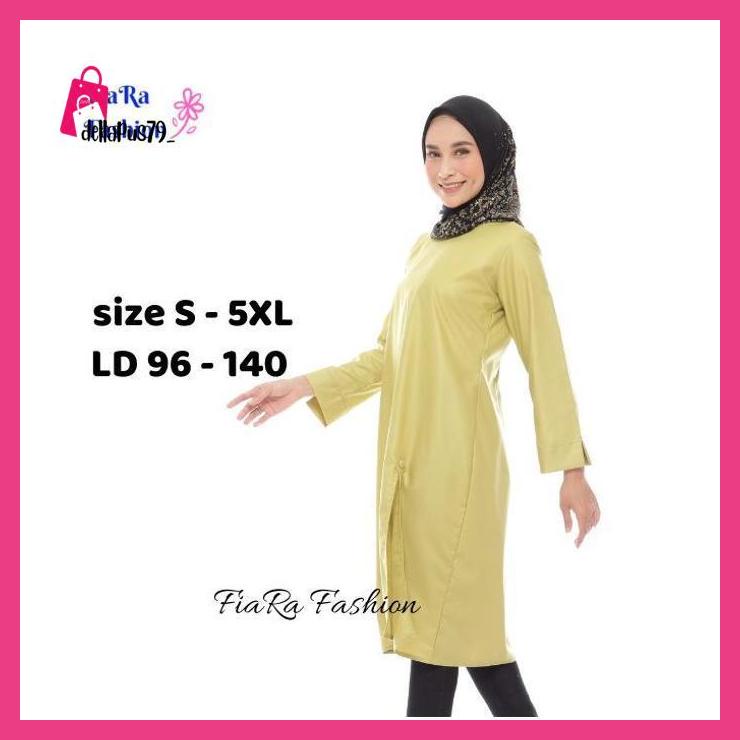 Tunik Panjang Katun Toyobo - Tunik Jumbo / LN.01 dellapus79_