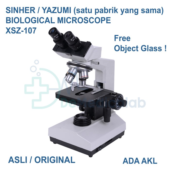 Best Seller Mikroskop Microscope Binocular Xsz 107Bn 1600X Sinher 1 Pabrik Yazumi