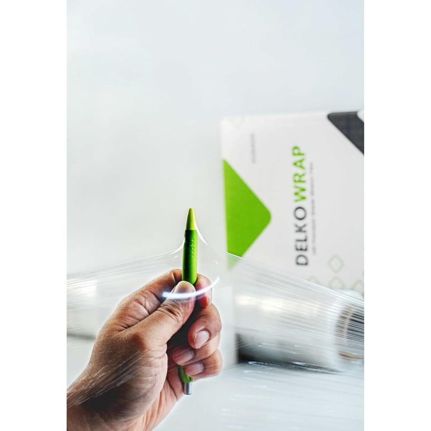 

Trending Plastik Wrapping Stretch Film 10Cm X 250M Bening Delkowrap Termurah / Satuan