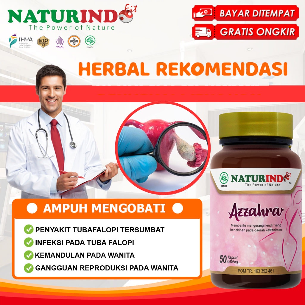Obat Herbal Tuba Falopi Tersumbat Paling Ampuh Gangguan Kesuburan Susah Hamil Azzahra NaturindoFit