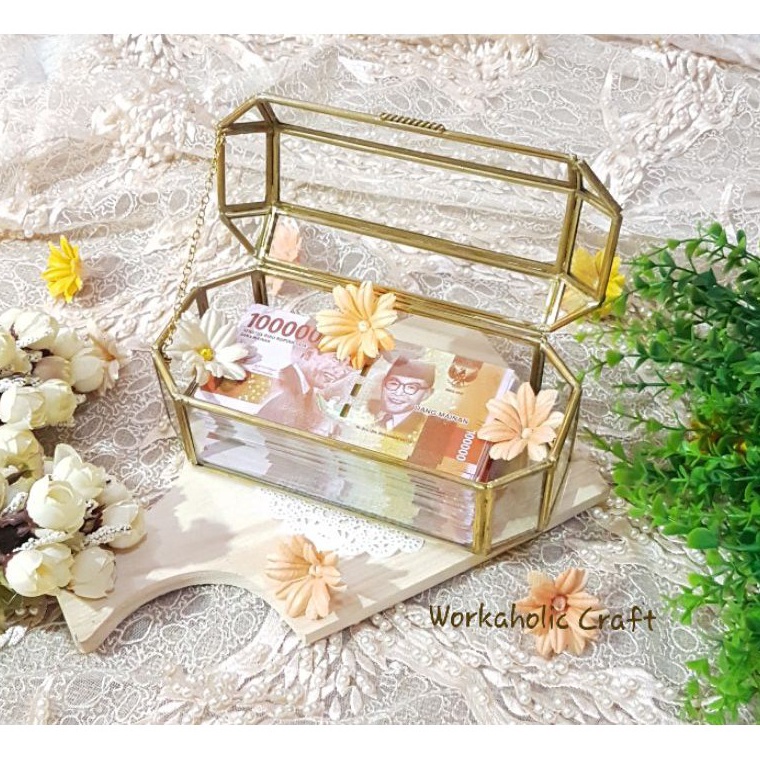Model terkini KOTAK TERRARIUM KOTAK CINCIN KOTAK UANG KOTAK LAMARAN KOTAK PERNIKAHAN KOTAK HANTARAN 
