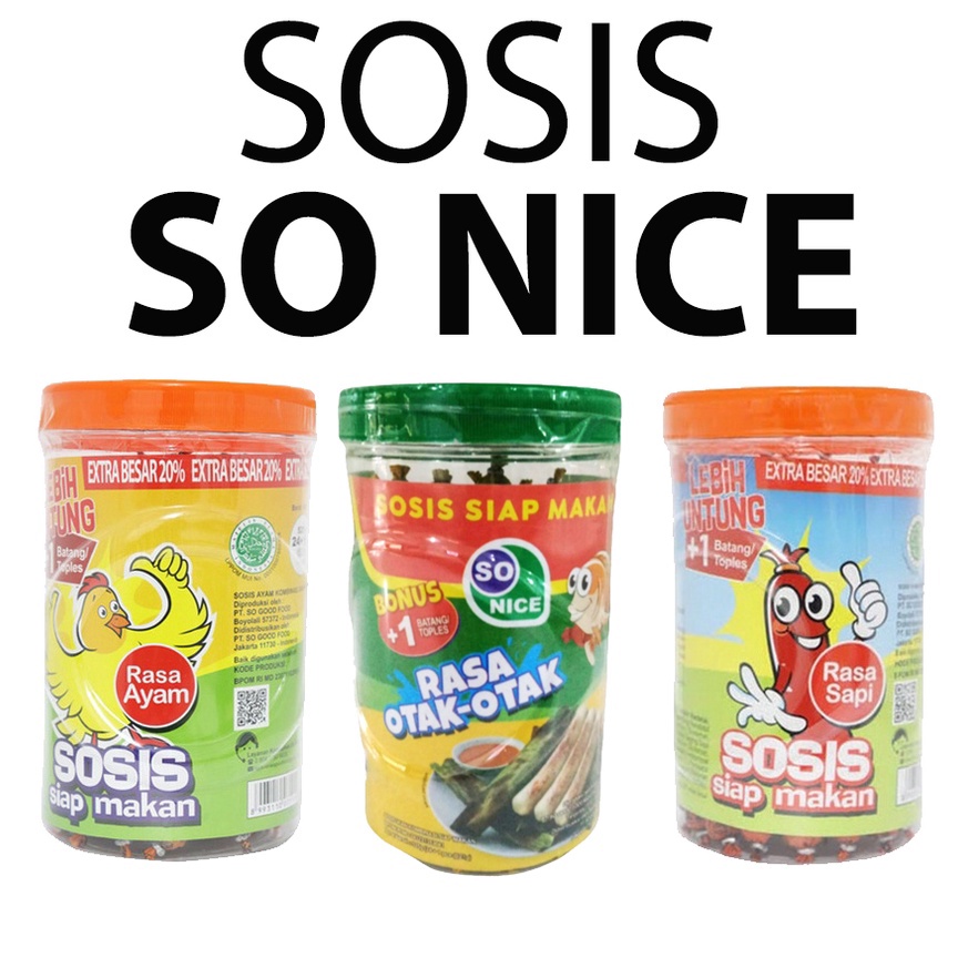 

ORIGINAL% SOSIS SONICE SO NICE 1 TOPLES ISI 24