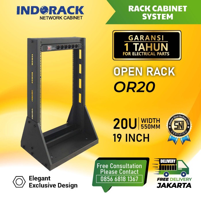 Open Rack INDORACK OR20 Rak Server 20U
