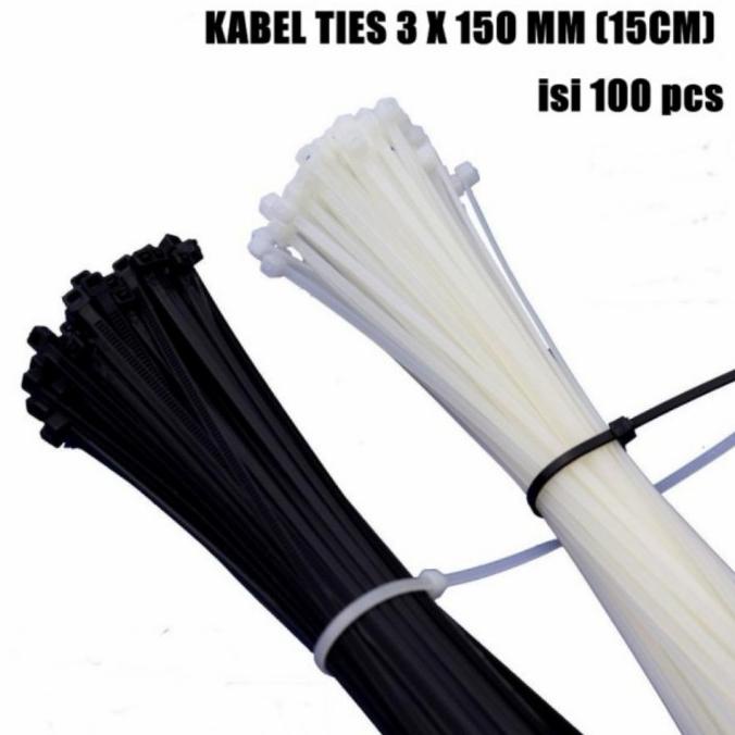

`````````] Kabel Ties 3.6 x 400 mm Tis Tali Sabuk Pengikat Cable Tie 40cm 100 pcs