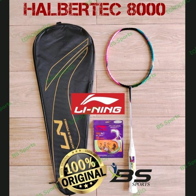 RAKET BADMINTON LINING HALBERTEC 8000 ORIGINAL