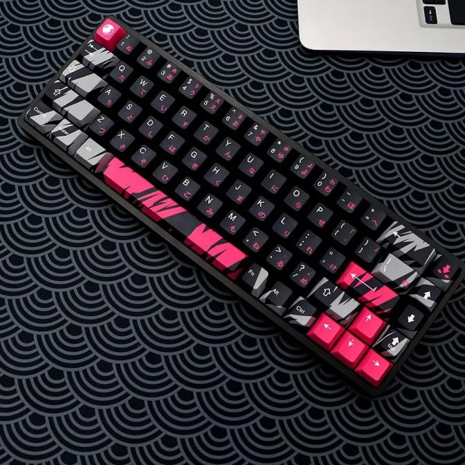 Keycap Keycaps Japanese Japan Ukiyo Full ART Cherry Profile PBT