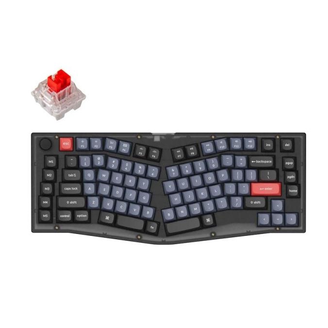 Keychron V10 (Alice Layout) QMK Fully Assembled Knob - Frosted Black