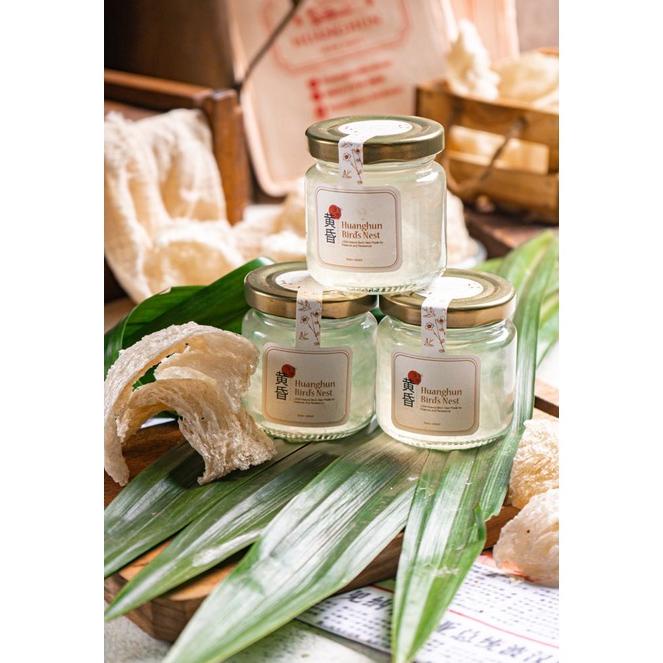 

( Bayar Ditempat ) MINUMAN SARANG BURUNG WALET(100ml - 3gr bird nest SANGAT KENTAL DAN BERSERAT) - HUANGHUN BIRDNEST .,