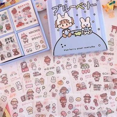 

Promo ( 1 Box Isi 32Pcs ) Stiker 2D Sticker Botol Minum 2D Plastik Anti Air / Buku Diary Stiker Motif / Sticker Anti Air Sticker Motif Kartun Korea