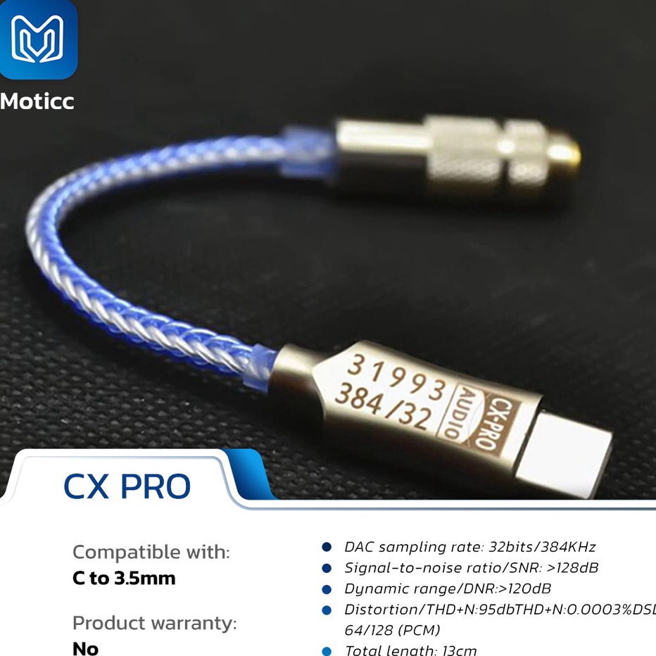 Terupdate CONEXANT CX31993 CX-PRO DAC Type C to 3.5mm Amplifier Chip Decoding Not Jcally JM6