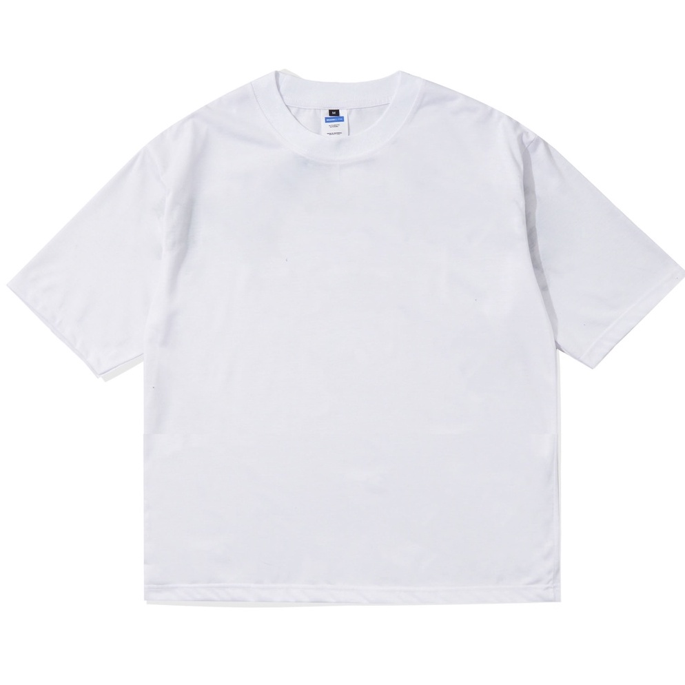 TERBAIK. T-shirt Oversize | Kaos Polos | Basic | White | Brainsgland