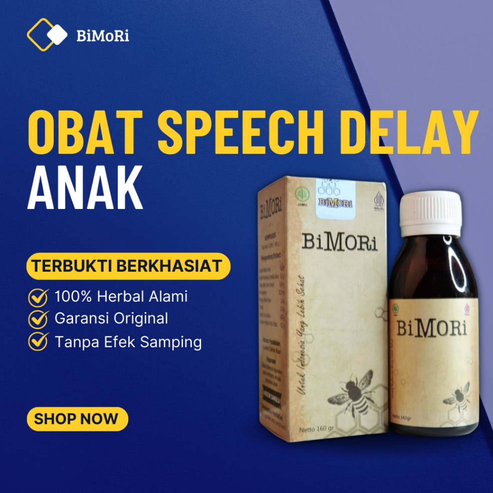 TERPERCAYA. Bimori Obat Speech Delay - Atasi Terlambat Bicara Autisme Adhd - Multivitamin Nutrisi - 