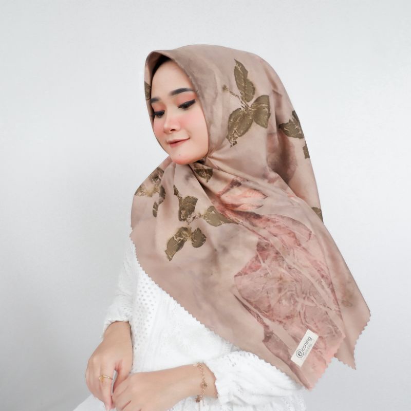 Ecoprint Hijab Nude