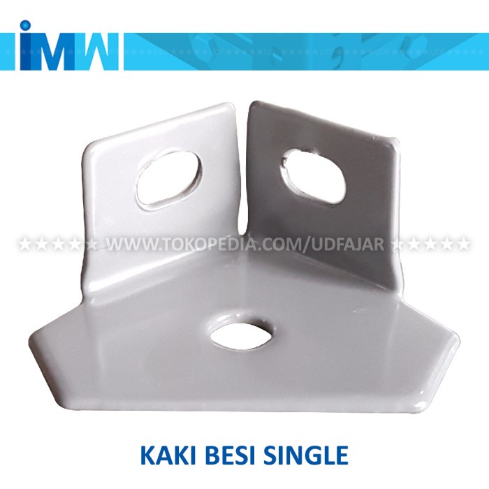 IMW Besi Siku Rak - Kaki Besi Single