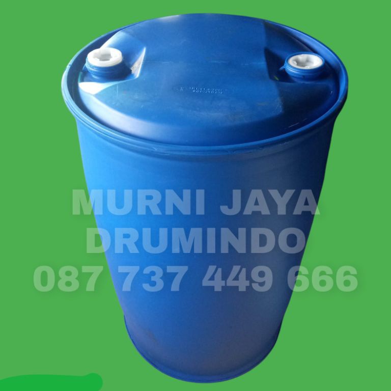 Recomended.. Drum plastik / tong plastik 200 liter tutup kecil