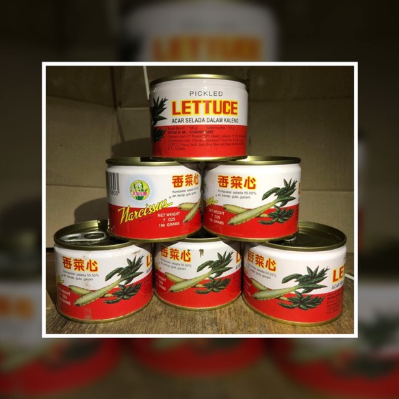 

Big Sale BE6TC Narcissius Pickled LETTUCE - Acar Selada Kaleng V96 ❉Best Terlaris