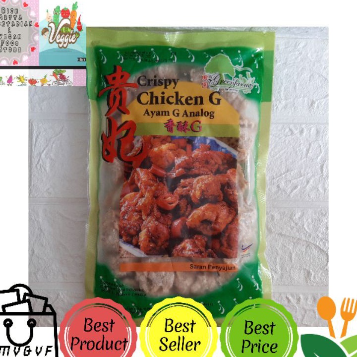

✰Murah✪ RKLQM GreenFarm Vegetarian Crispy Chicken G / Kui Fei / Pek Cam Ke / Ayam Analog / Xiang Su Ji Z88 Terkini