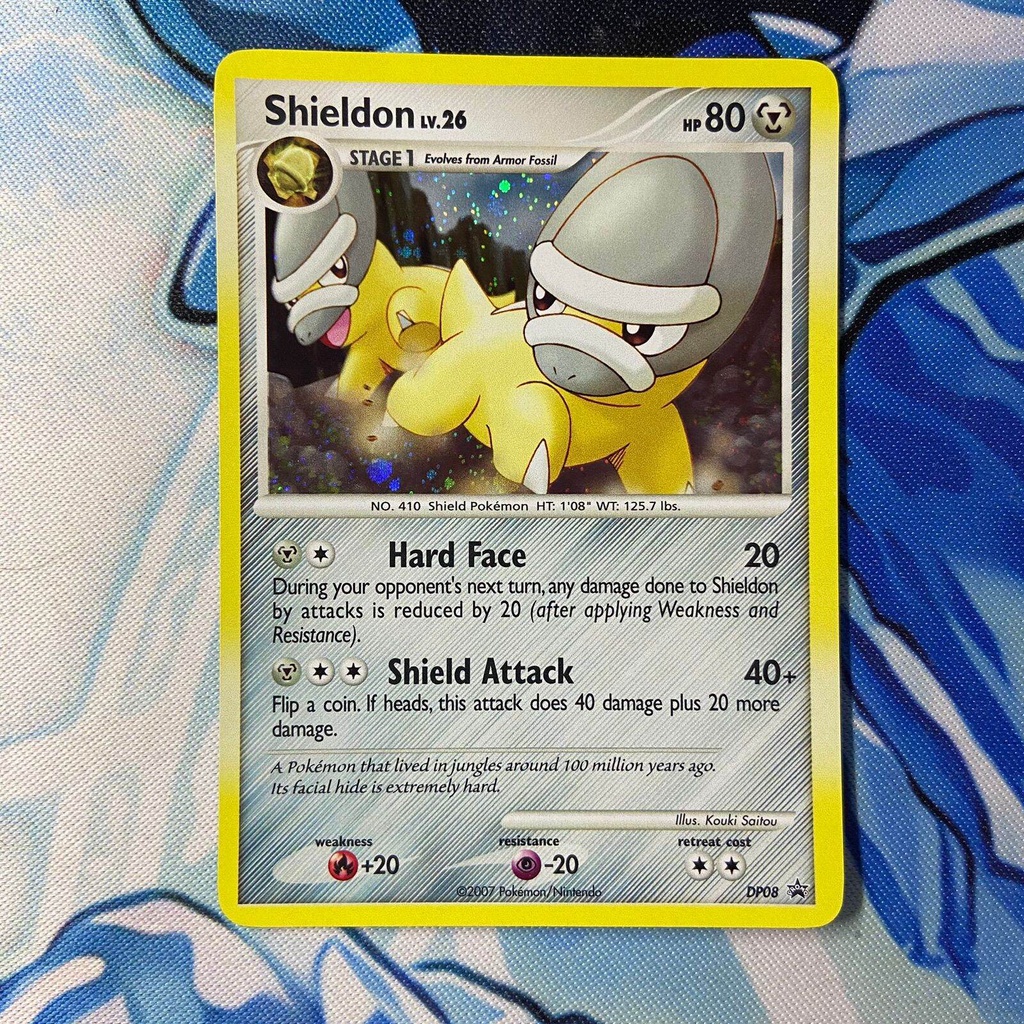 pokemon english shieldon lv.26 DP08 Holo Promo original