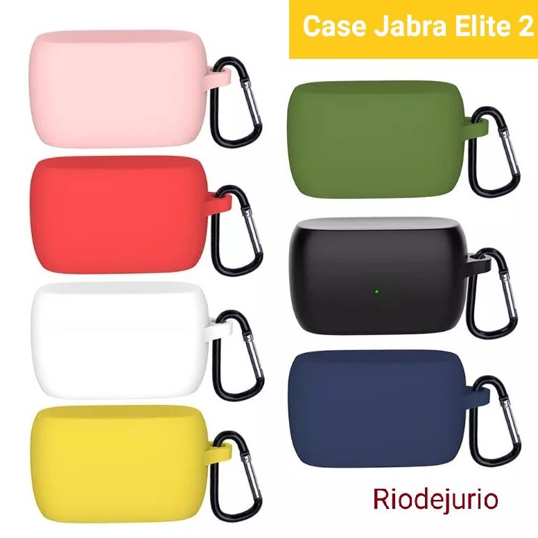 MURAH. Case Casing Silicon Protective Jabra Elite 2 + Carabiner / JabraElite / Jabraellite 2