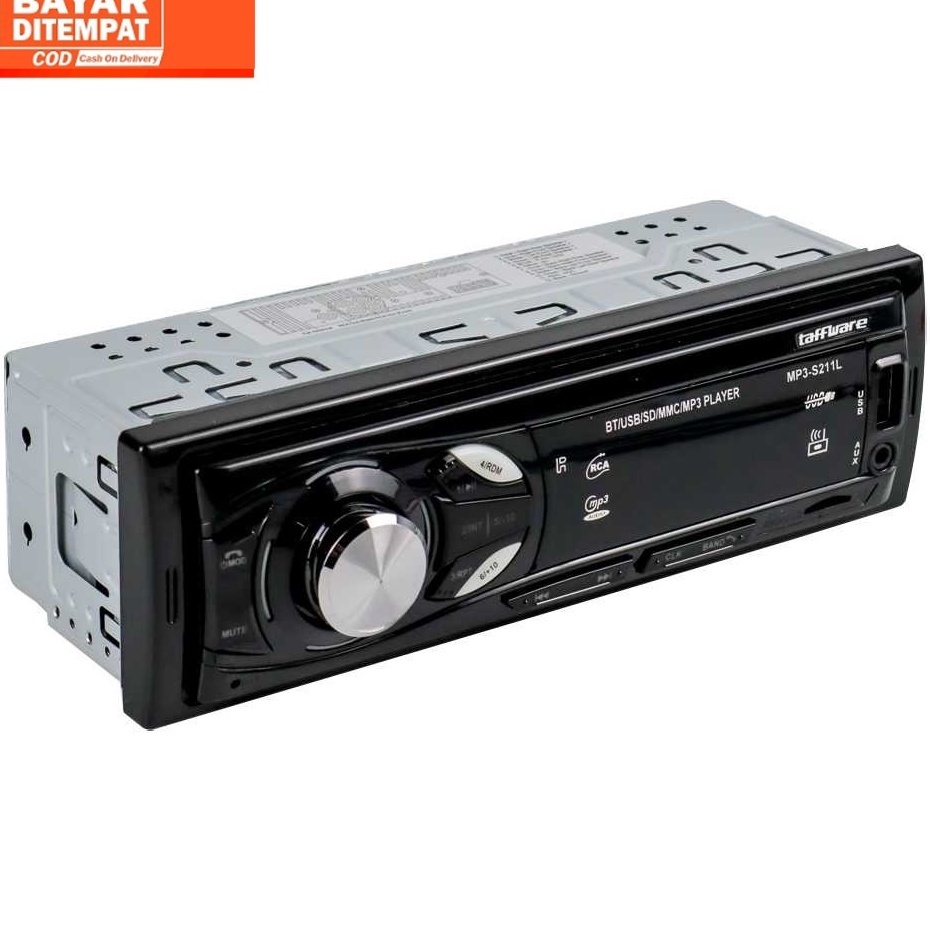 ｀ nJ (100% ORI) Taffware Tape Mobil MP3 Player Bluetooth Wireless 12 V - MP3-S211L ✪