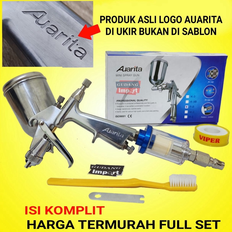 Murah Meriah.. SPRAY GUN AUARITA F3 ORIGINAL SPRAYGUN