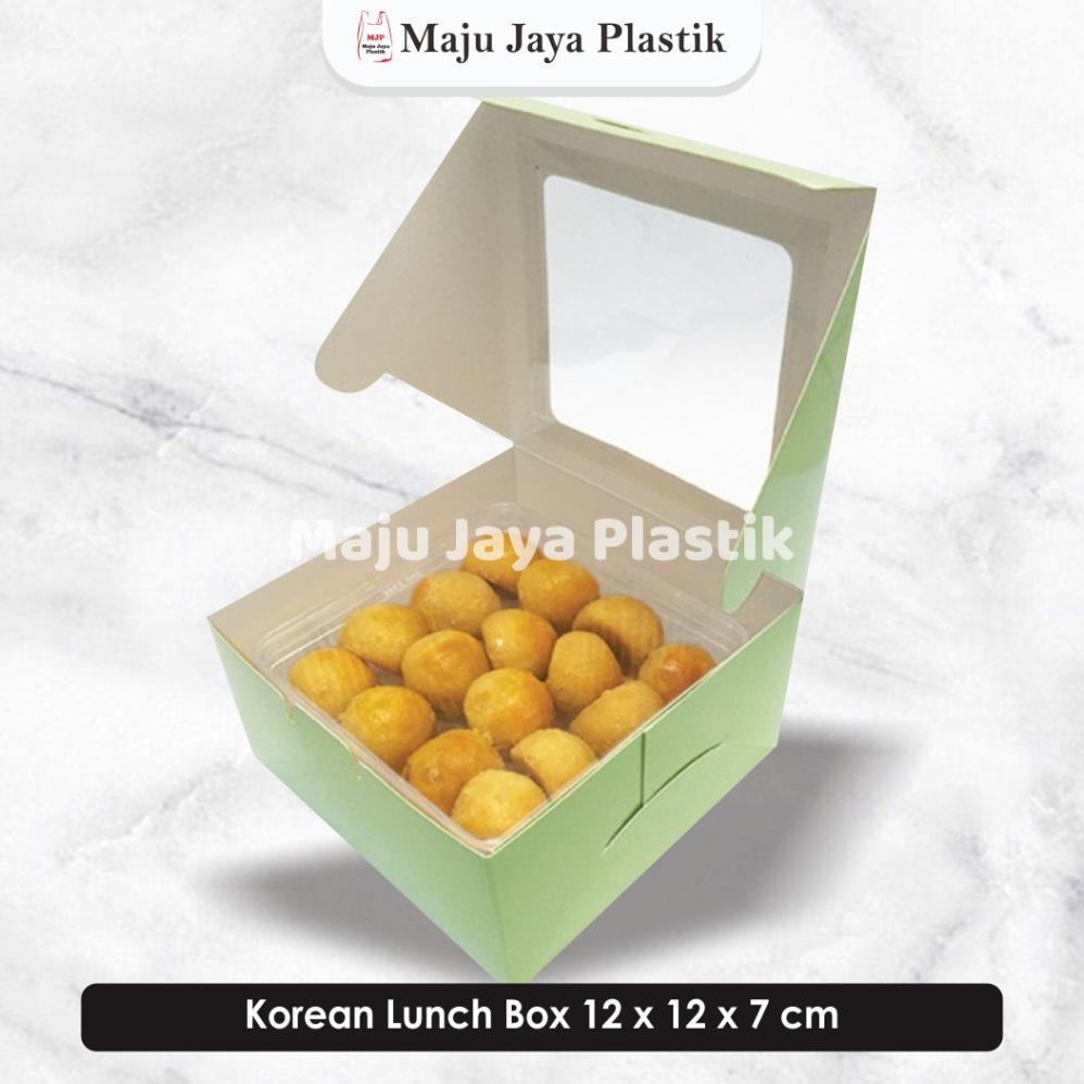 

Update Korean Lunch Box Cake Isi 10 Pc/ Cake Box 12X12X7/ Korean Box/ Dessert Box White Window / Packaging Kue / Packaging Roti / Box Gift/ Souvenir Box/ Dos Donat Isi 1 Donat/ Box 12X12/Sandwich Box / Hampers Box/ Christmas Box/ Kotak Natal/ Kotak Kue