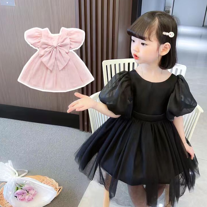 PALING DICARI. COD Korean Dress Pricess Anak Perempuan Korean Style Puffy Mesh Dress For Girls Gaun 