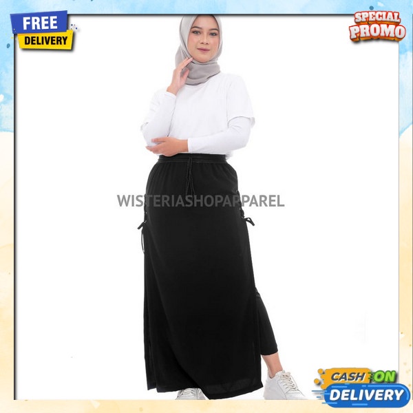 Skrit Running Aerobik Allsize Rook Celana Kasual Berkualitas Penutup Rok Ketat Sport 2In1 Bawahan Re