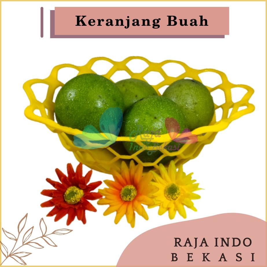 Terlaris Keranjang Buah Plastik Warna Warni Piring Keranjang Buah Rotan Parcel Hantaran Basket Keran
