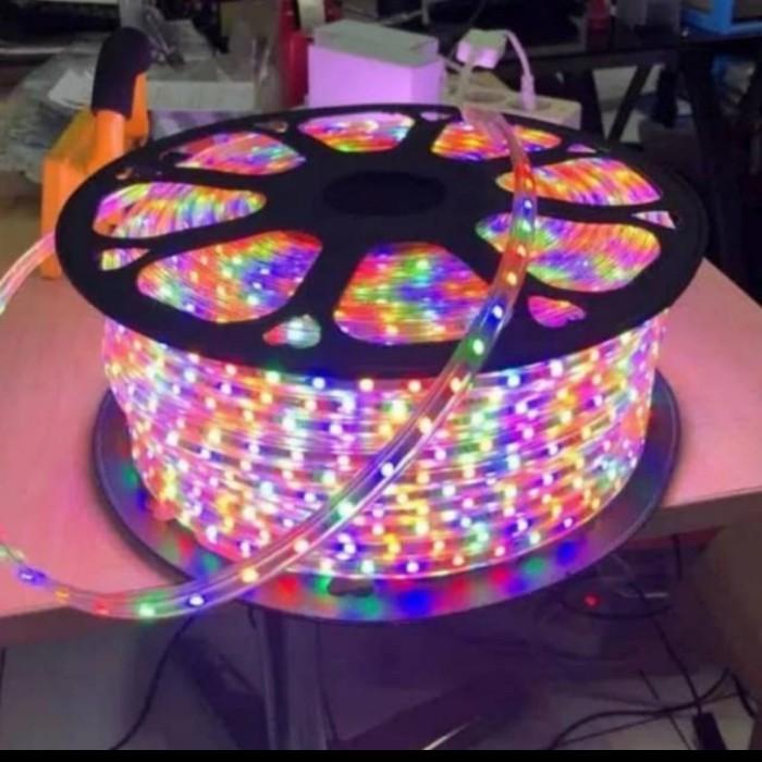 Lampu Led Strip Rgb Selang 100 Meter Smd 5050 220V Rgb 100M Waterproof