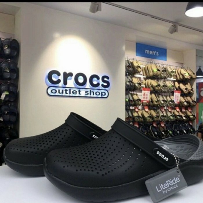 Terlaris Crocs Sandal/Crocs Lite Ride Clog Hitam Full/Crocs Original Sandal