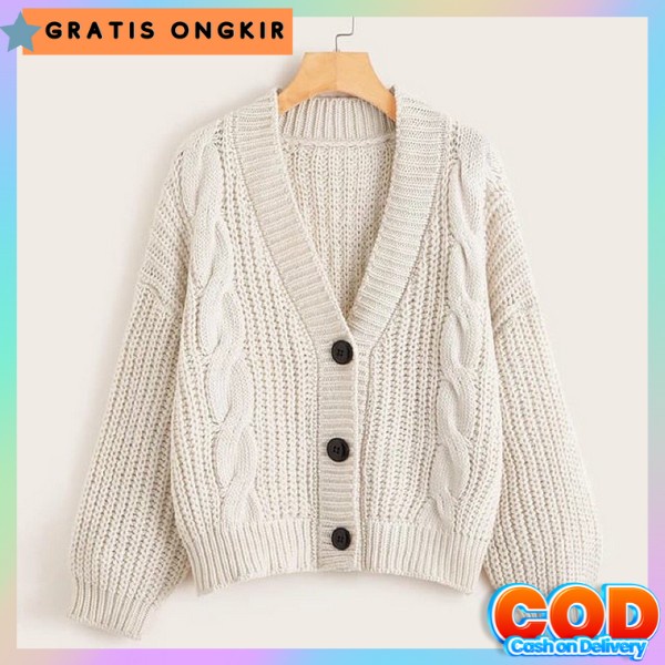 Cardigab Import Korea Cardig Jeket Branded Premium Cardigan Rajut Wanita Korea Kardigen Jaket Musim 