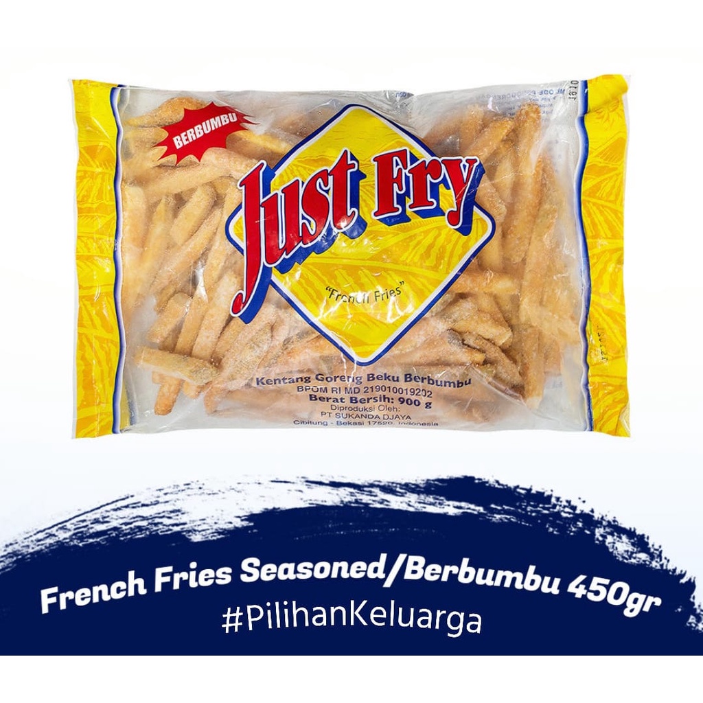 

JUST FRY French Fries Seasoned / Berbumbu 450gr/900gr