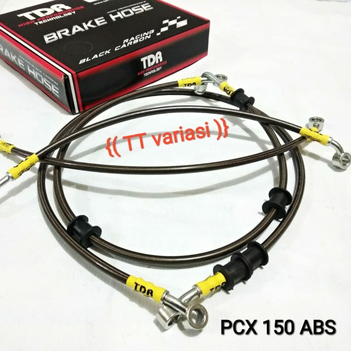 Selang rem depan/Belakang TDR BLACK CARBON PCX 150 ABS
